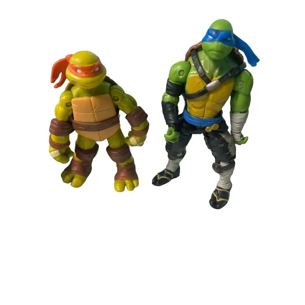 Teenage Mutant‎ Ninja Turtles Action Figures Set - Michelangelo & Leonardo T-4